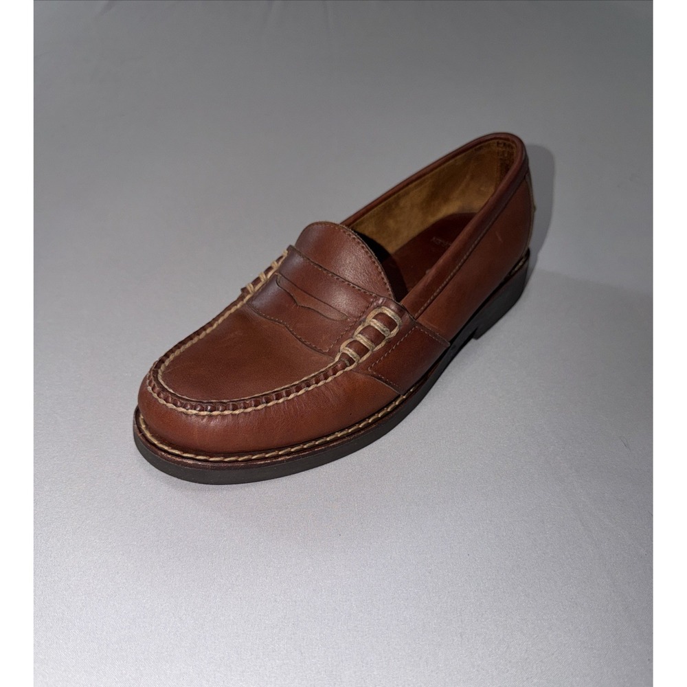 Polo Ralph Lauren Edric Penny Loafers Shoes Men's 7.5D Brown Slip-On Preppy